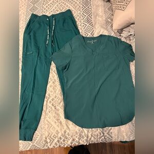 Med Couture Green Scrub Set